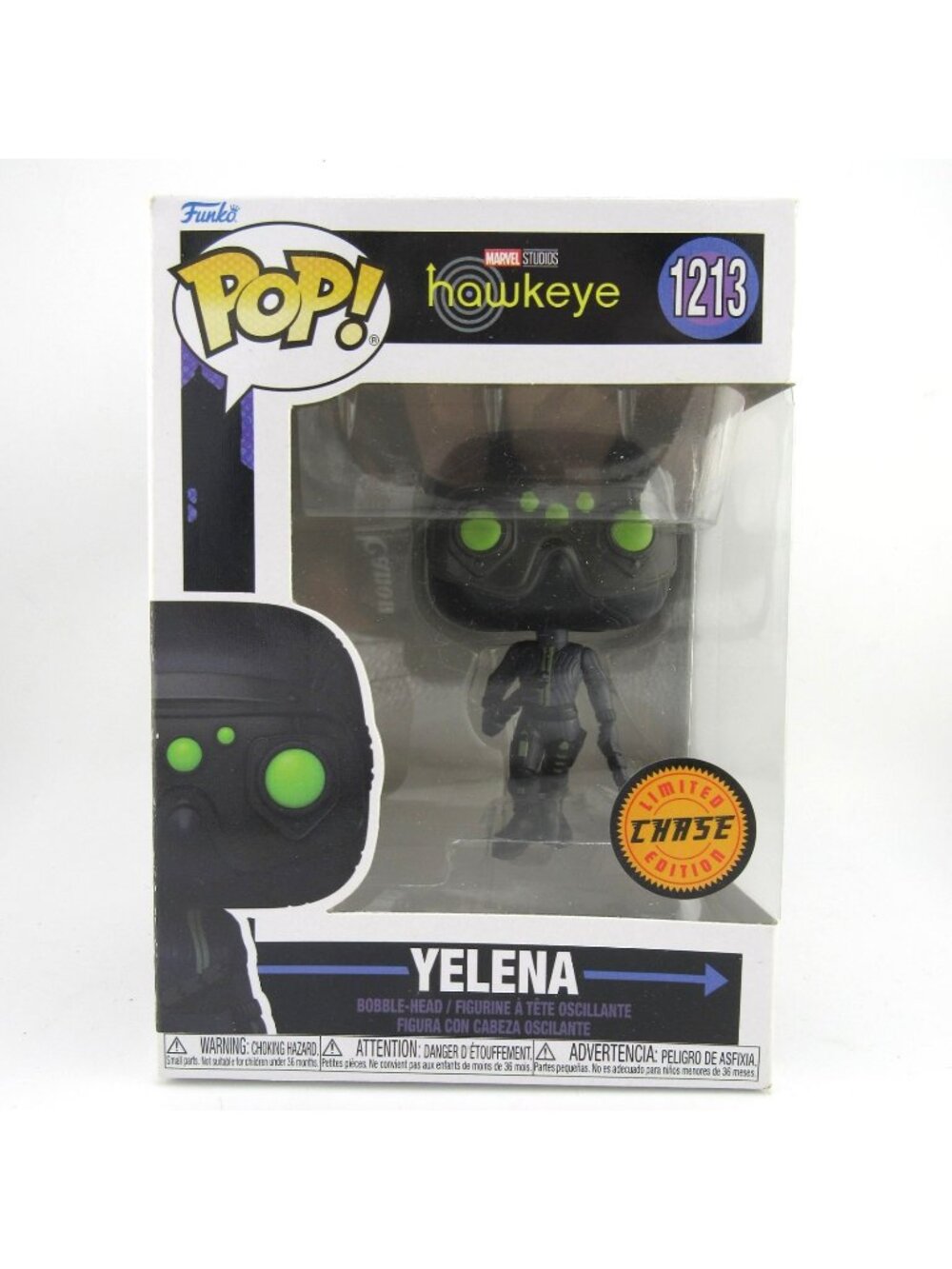 Funko Pop! Marvel Hawkeye Limited Edition Chase Yelena #1213 Bobble Head Figure
